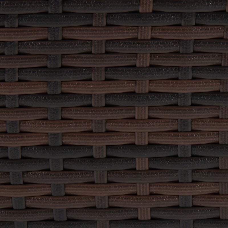 Set di mobili da conversazione in vimini da 5 pezzi per patio