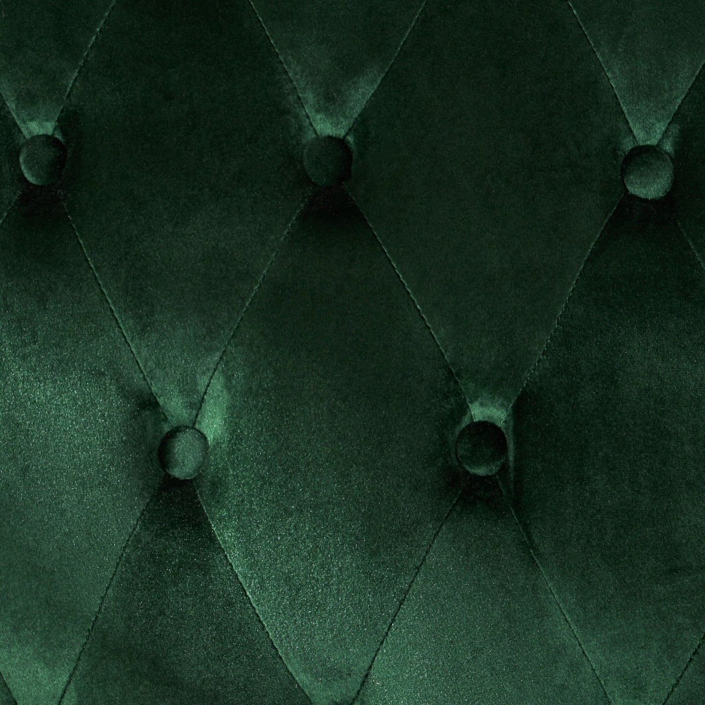 Divano a due posti con schienale alto, capitonné, in velluto con bottoni e gambe in legno, per soggiorno, 50,25