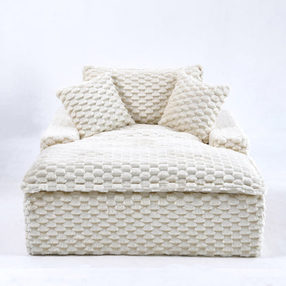 Divano comfort da 51 pollici: due cuscini e uno schienale, adatto a molteplici scenari in camere da letto e soggiorni