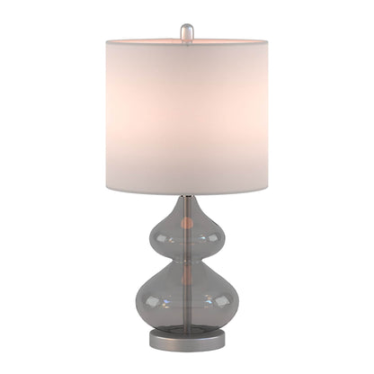 Lampada da tavolo in vetro curvato Ellipse Gourd, set da 2