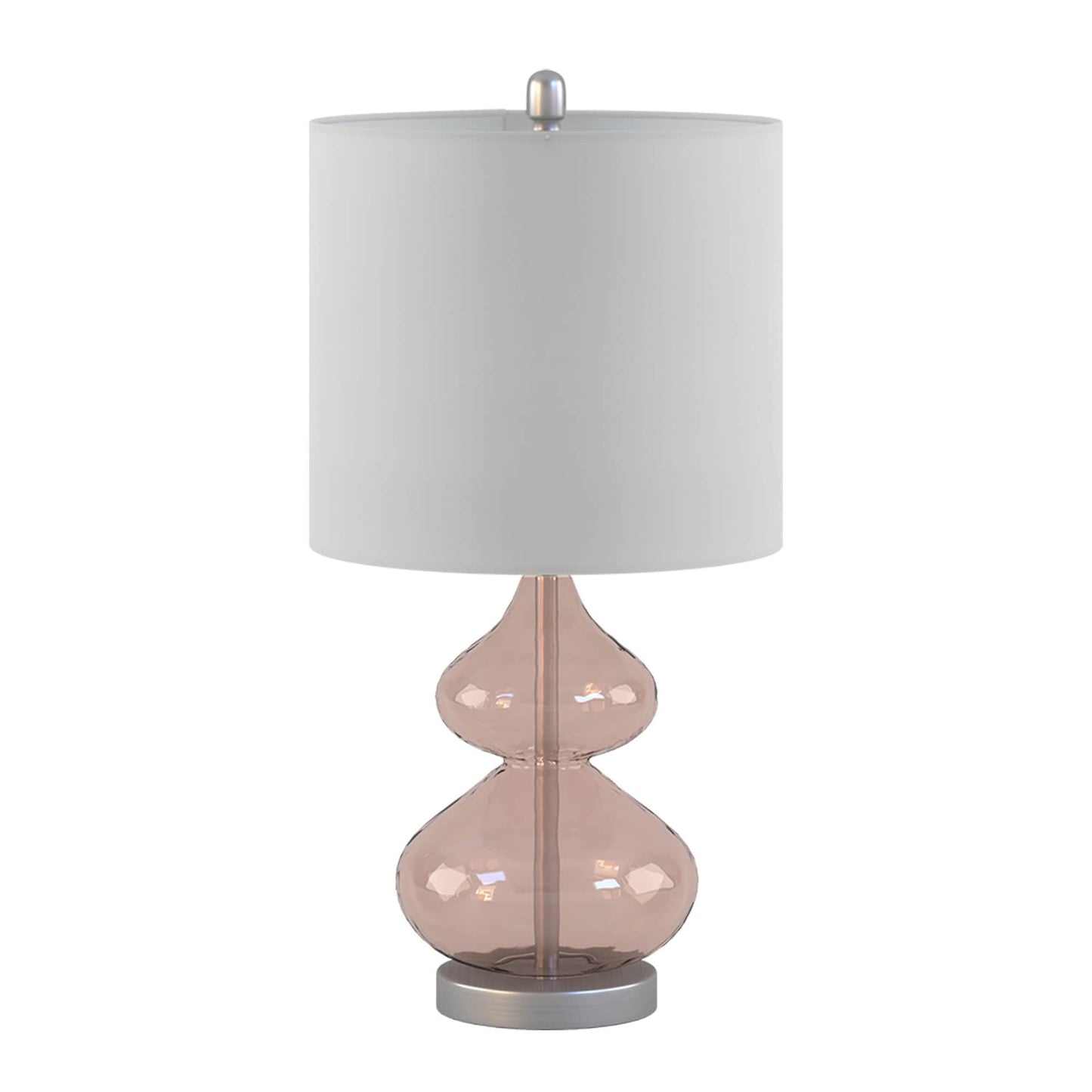 Lampada da tavolo in vetro curvato Ellipse Gourd, set da 2