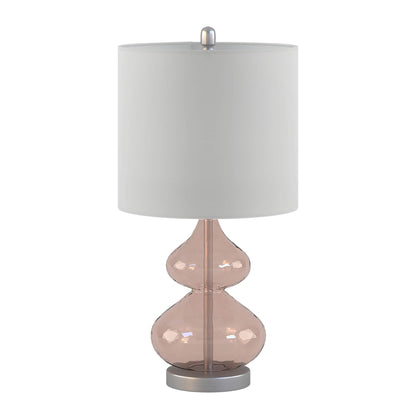 Lampada da tavolo in vetro curvato Ellipse Gourd, set da 2