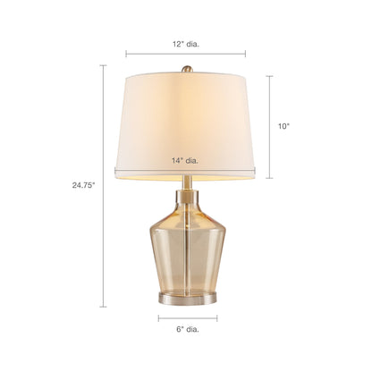 Lampada da tavolo angolare in vetro 510 Design Harmony, set da 2