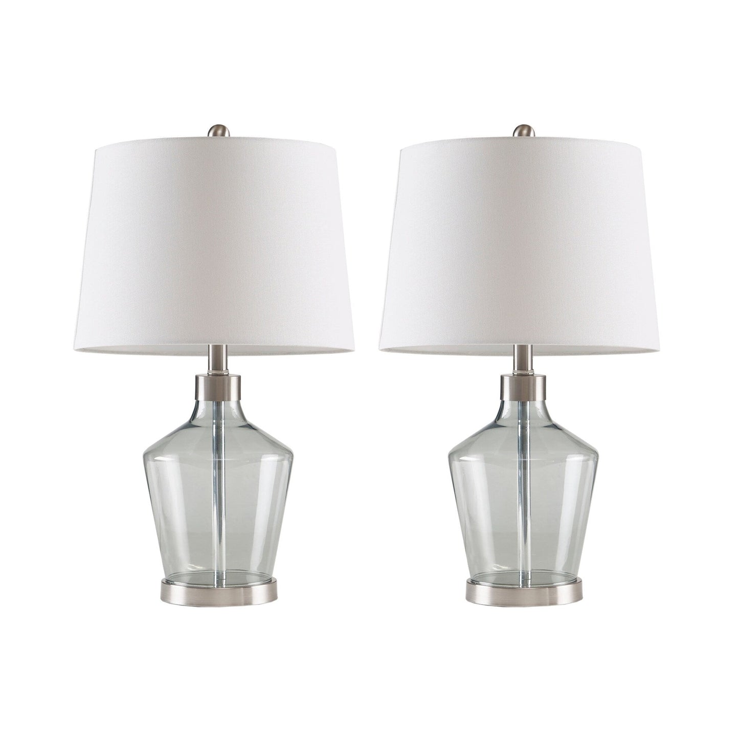 Lampada da tavolo angolare in vetro 510 Design Harmony, set da 2