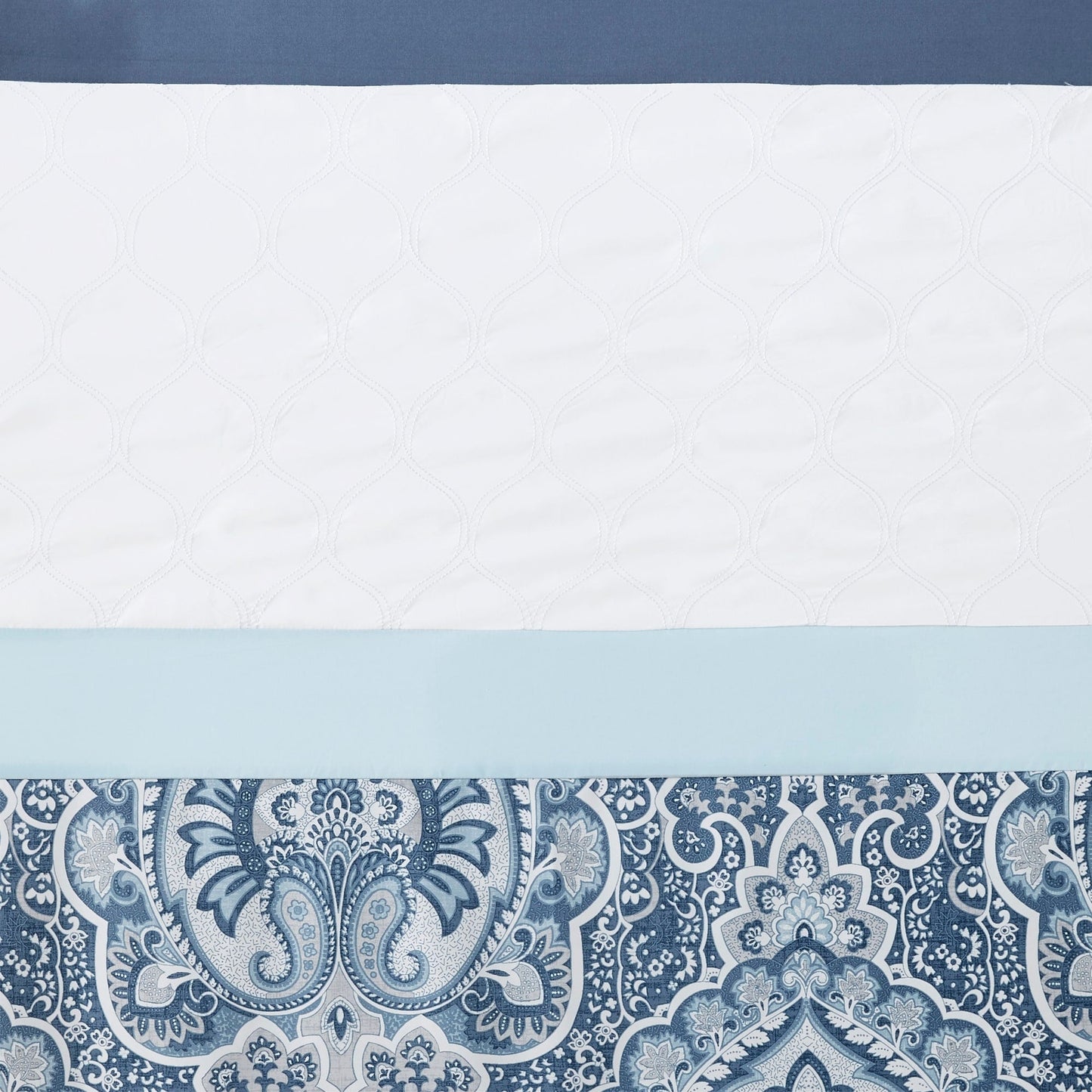 510 Design Josefina Tenda da doccia stampata e ricamata