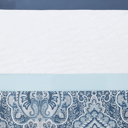 510 Design Josefina Tenda da doccia stampata e ricamata