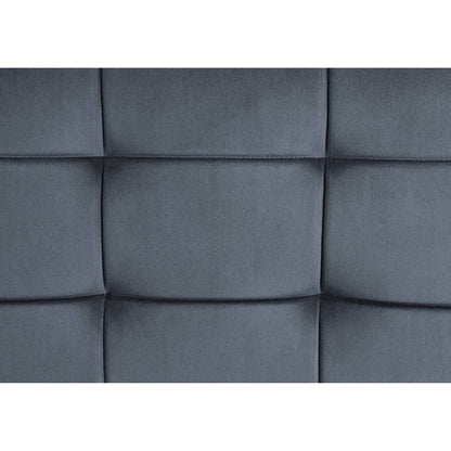 Divano a due posti imbottito in velluto con 51 bottoni e cuscino del sedile in memory foam per soggiorno