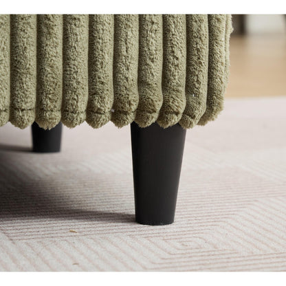 Poltrona chaise longue oversize da 54,75 W, divano letto imbottito e soffice con 2 cuscini