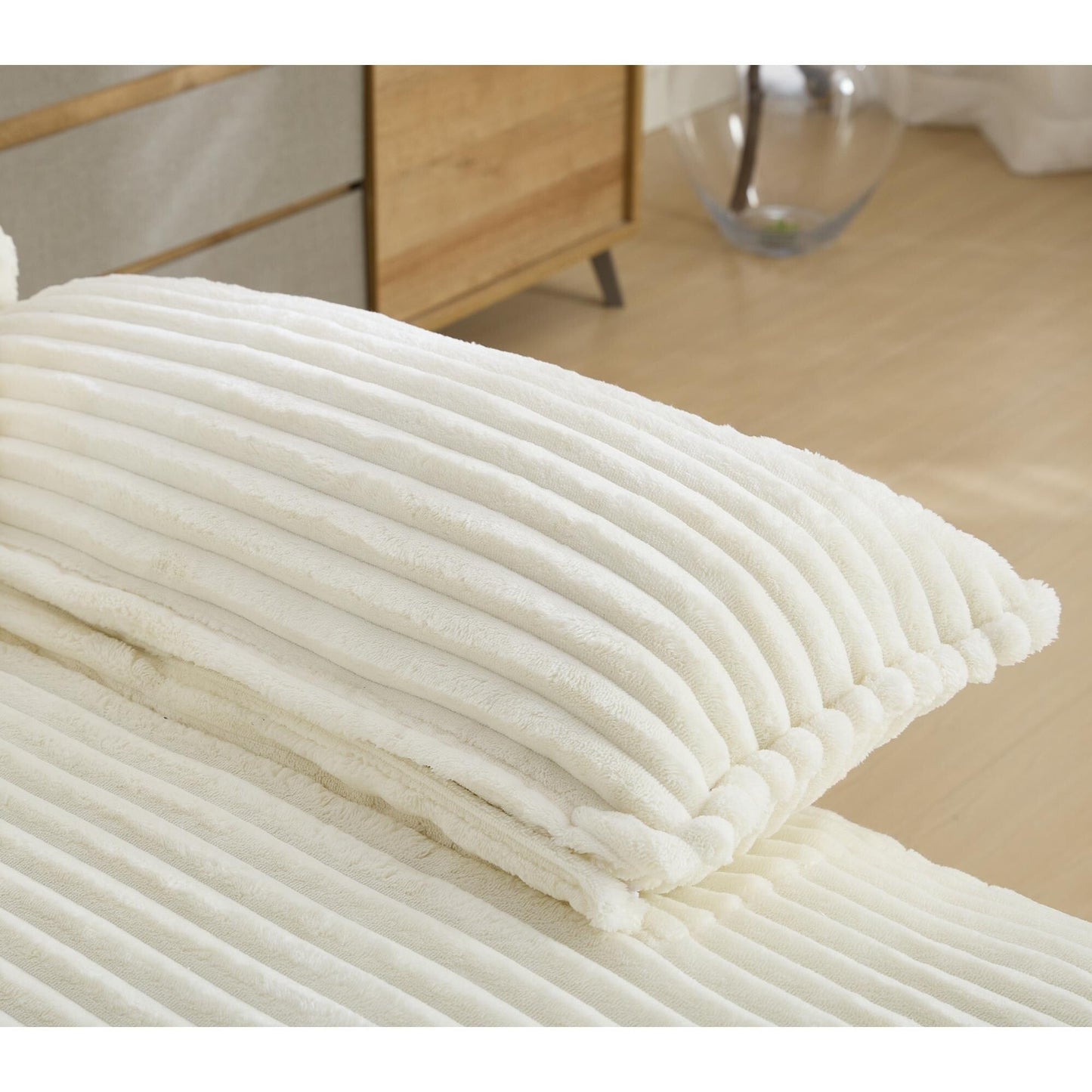 Poltrona chaise longue oversize da 54,75 W, divano letto imbottito e soffice con 2 cuscini