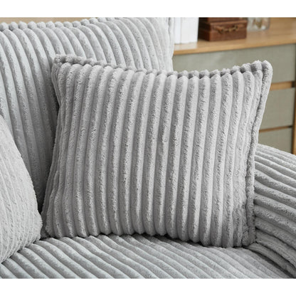 Poltrona chaise longue oversize da 54,75 W, divano letto imbottito e soffice con 2 cuscini