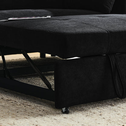 Divano letto reclinabile a due posti con estrazione totale da 54 pollici