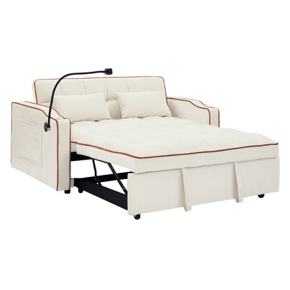 Divano letto pieghevole versatile da 55,51 pollici in 3 lunghezze