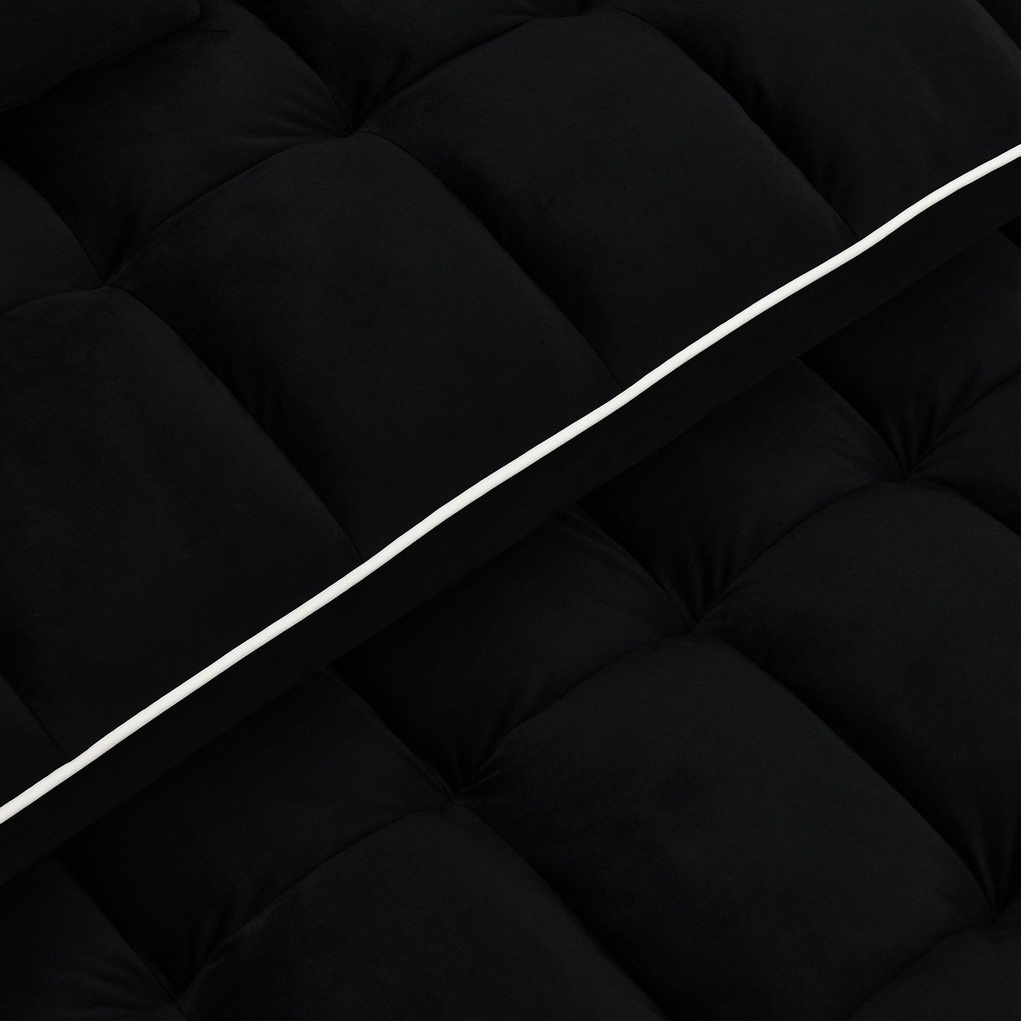 Divano letto a 2 posti in velluto da 55,51 pollici con schienale regolabile, porta USB, posacenere, supporto girevole per telefono e 2 cuscini