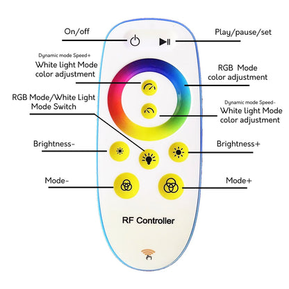 Lampada da terra minimalista a LED con angolo in metallo RGB da 55 cm