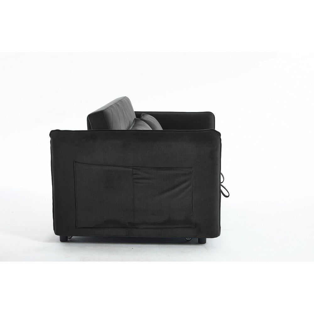 55 divani a due posti in velluto con 2 cuscini e schienale reclinabile - 2 posti