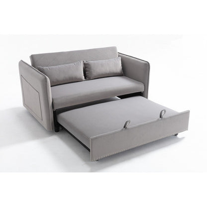 55 divani a due posti in velluto con 2 cuscini e schienale reclinabile - 2 posti