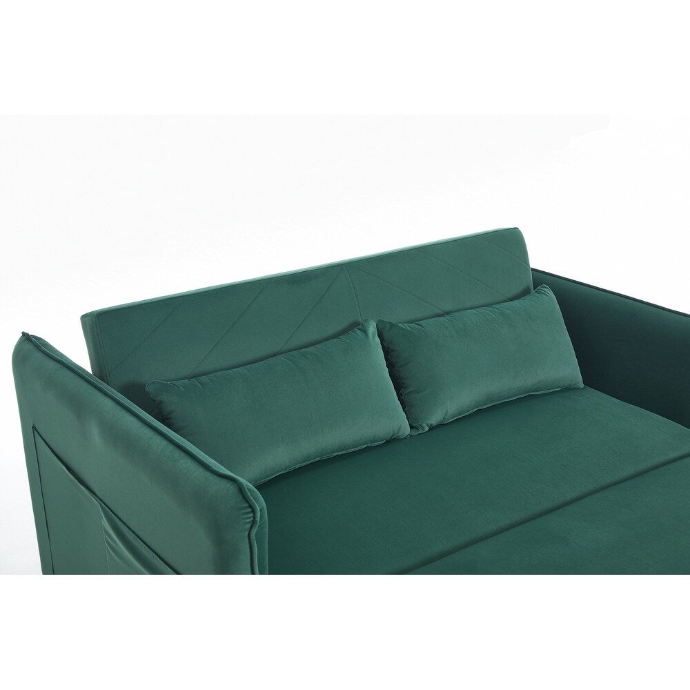 55 divani a due posti in velluto con 2 cuscini e schienale reclinabile - 2 posti