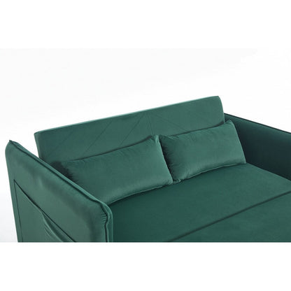 55 divani a due posti in velluto con 2 cuscini e schienale reclinabile - 2 posti