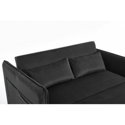 55 divani a due posti in velluto con 2 cuscini e schienale reclinabile - 2 posti