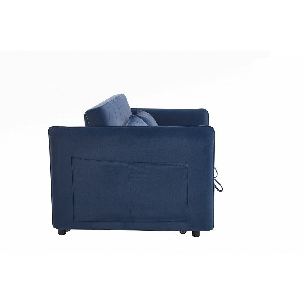 55 divani a due posti in velluto con 2 cuscini e schienale reclinabile - 2 posti