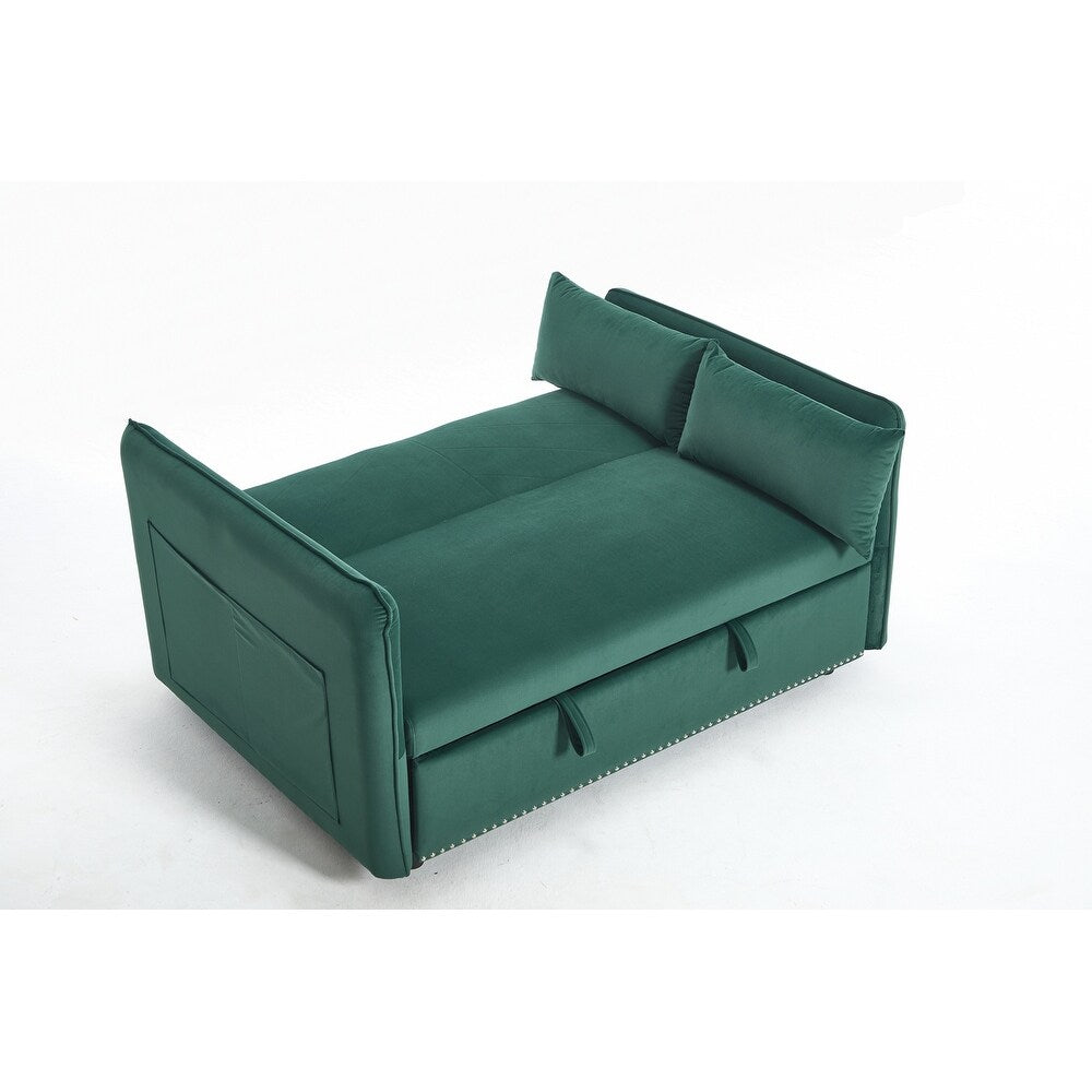 55 divani a due posti in velluto con 2 cuscini e schienale reclinabile - 2 posti