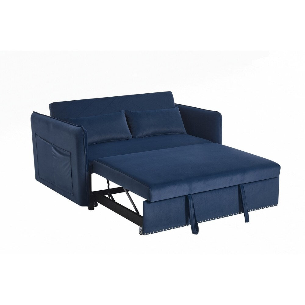 55 divani a due posti in velluto con 2 cuscini e schienale reclinabile - 2 posti