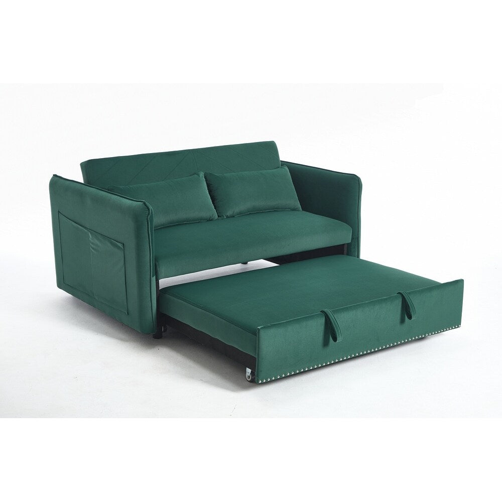 55 divani a due posti in velluto con 2 cuscini e schienale reclinabile - 2 posti