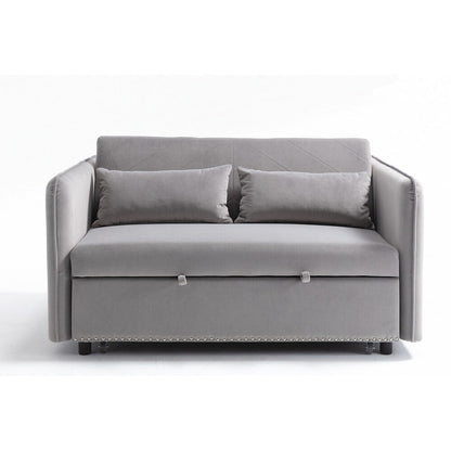 55 divani a due posti in velluto con 2 cuscini e schienale reclinabile - 2 posti