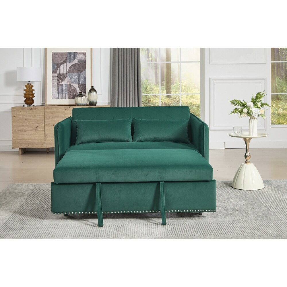 55 divani a due posti in velluto con 2 cuscini e schienale reclinabile - 2 posti