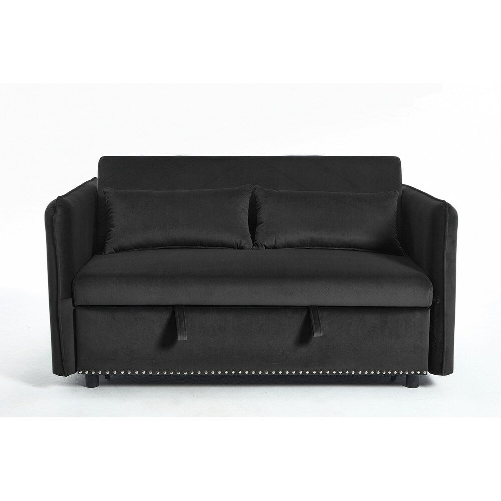 55 divani a due posti in velluto con 2 cuscini e schienale reclinabile - 2 posti