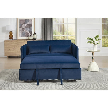 55 divani a due posti in velluto con 2 cuscini e schienale reclinabile - 2 posti