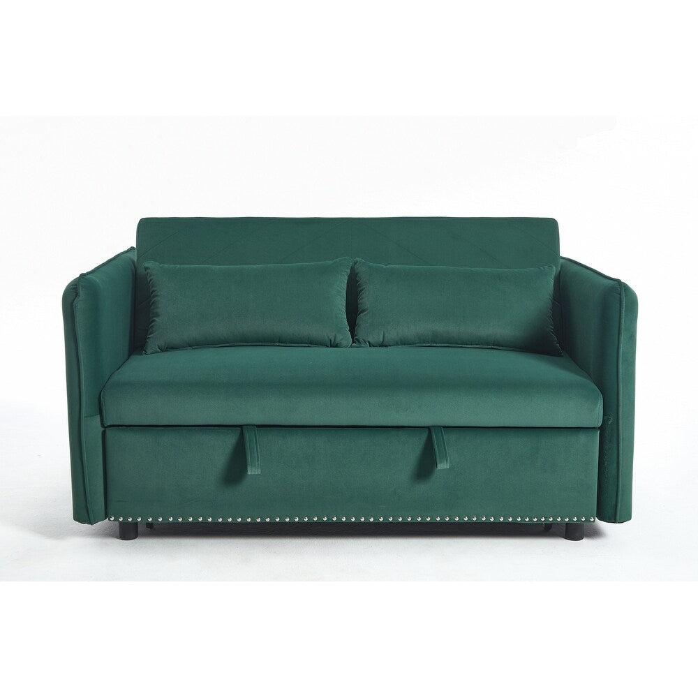 55 divani a due posti in velluto con 2 cuscini e schienale reclinabile - 2 posti