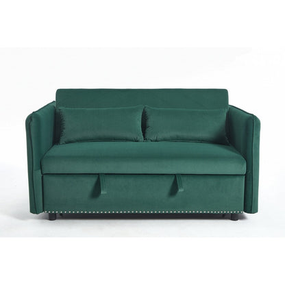 55 divani a due posti in velluto con 2 cuscini e schienale reclinabile - 2 posti