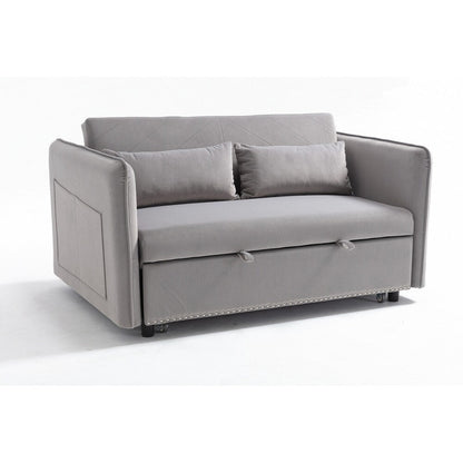 55 divani a due posti in velluto con 2 cuscini e schienale reclinabile - 2 posti