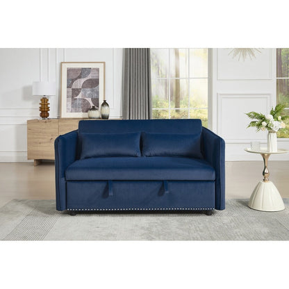 55 divani a due posti in velluto con 2 cuscini e schienale reclinabile - 2 posti