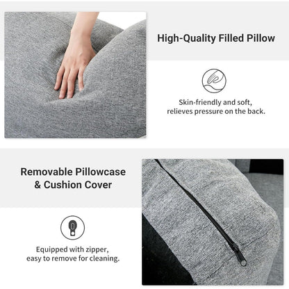 Divano a due posti Mid-Century 56 - Divano imbottito a 2 posti per soggiorno, camera da letto e appartamento, design salvaspazio