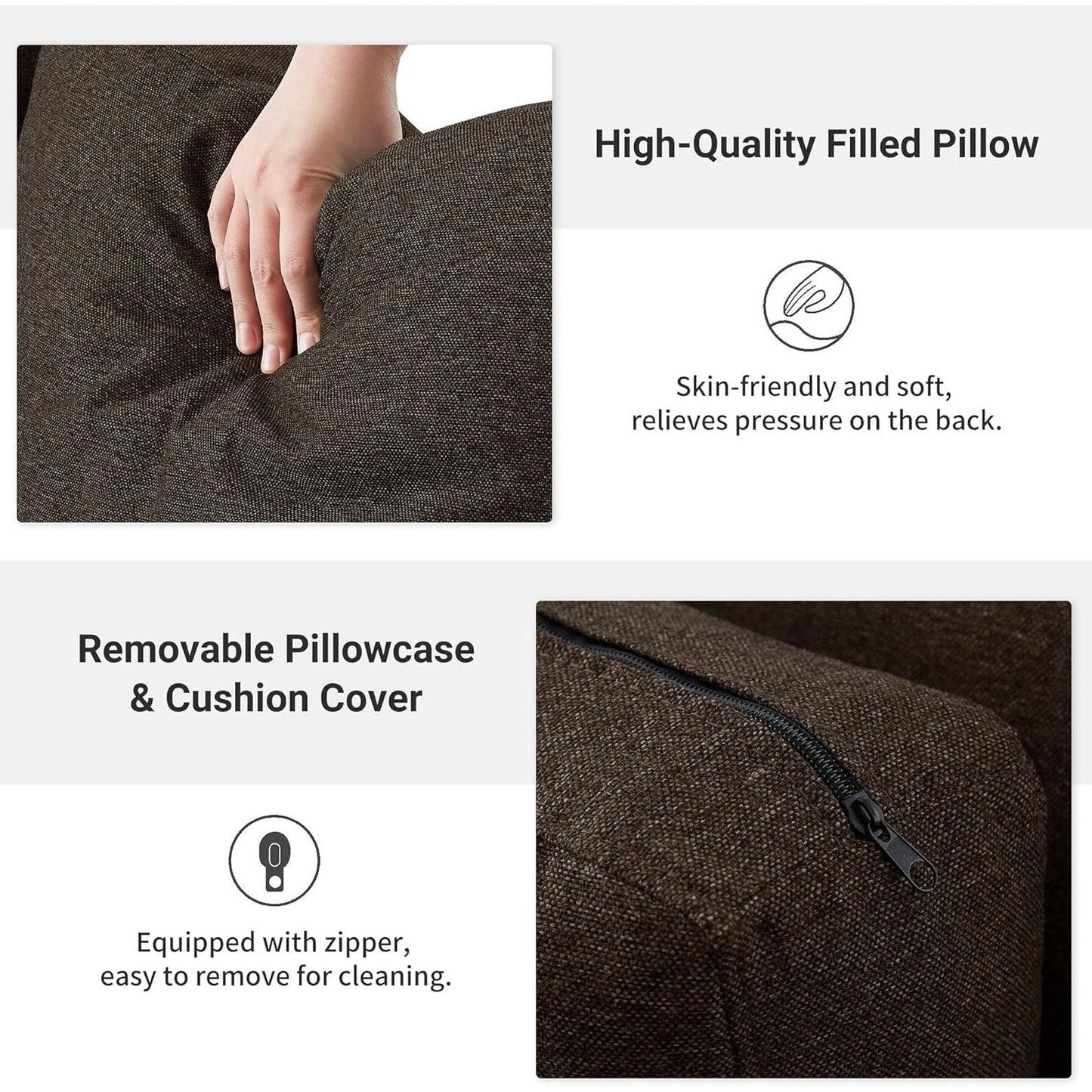 Divano a due posti Mid-Century 56 - Divano imbottito a 2 posti per soggiorno, camera da letto e appartamento, design salvaspazio