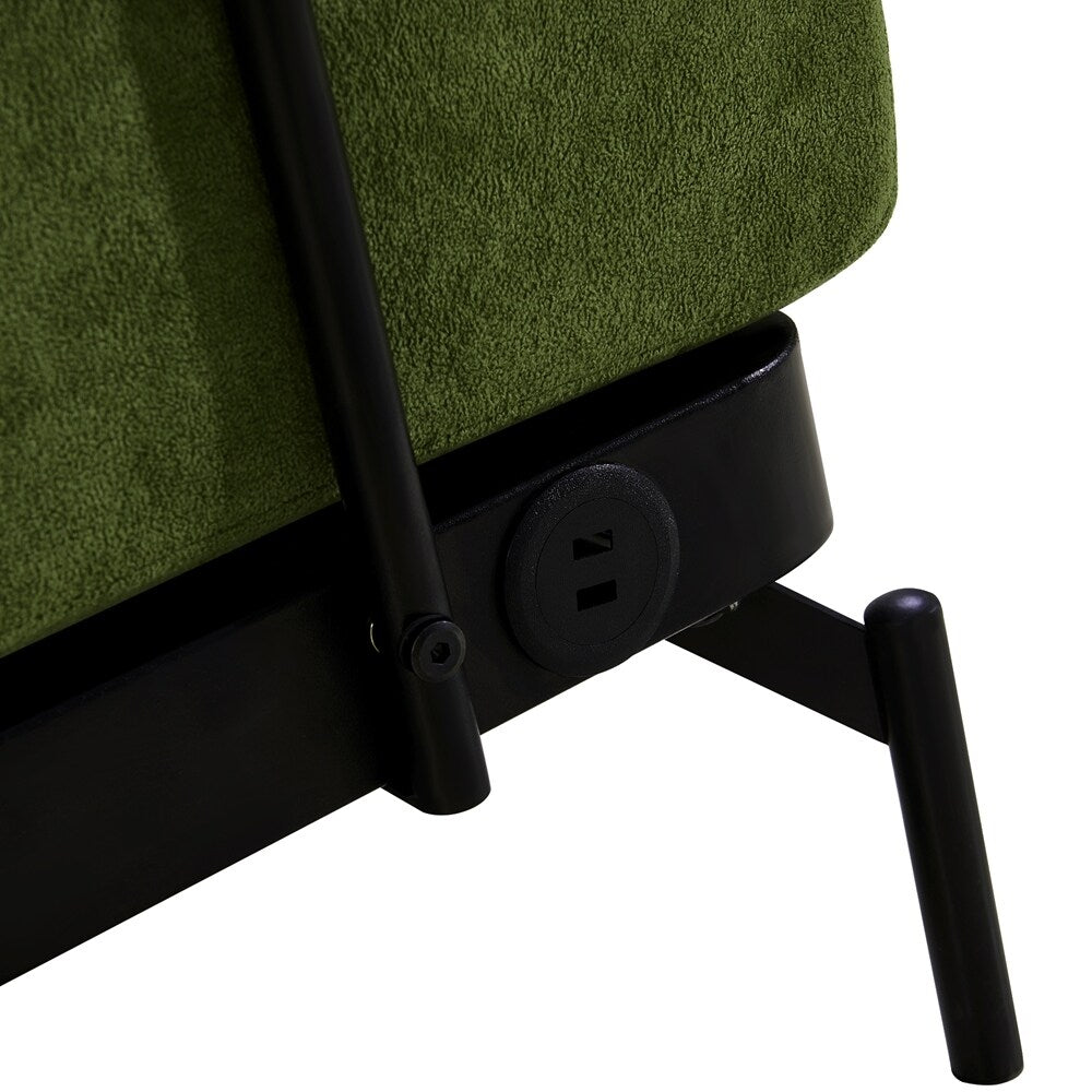 Divano a 2 posti da 59 pollici con porte USB flessibili