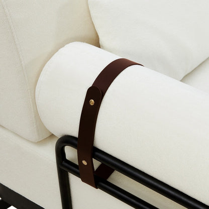 Divano a 2 posti da 59 pollici con porte USB flessibili