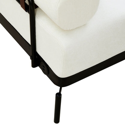 Divano a 2 posti da 59 pollici con porte USB flessibili