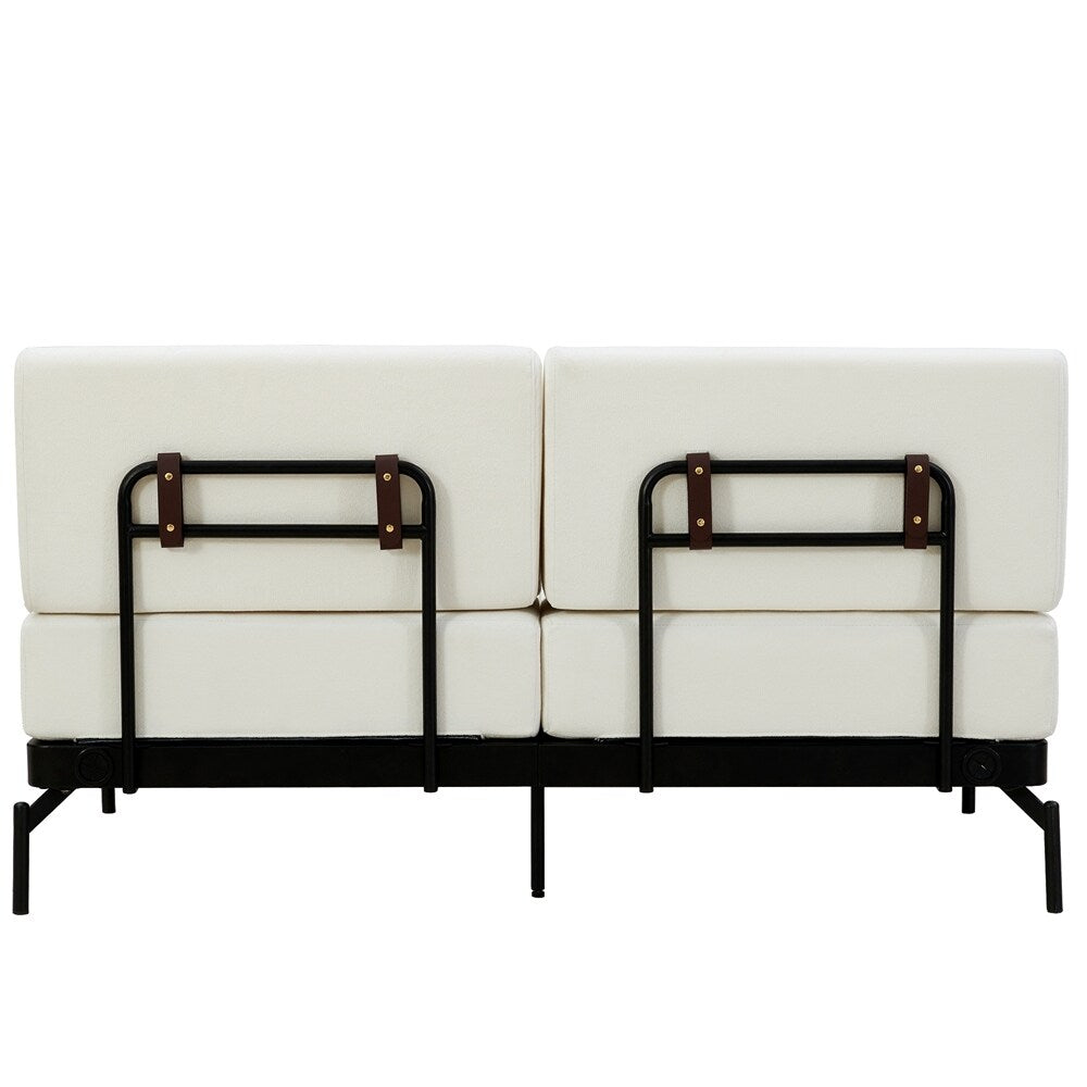 Divano a 2 posti da 59 pollici con porte USB flessibili