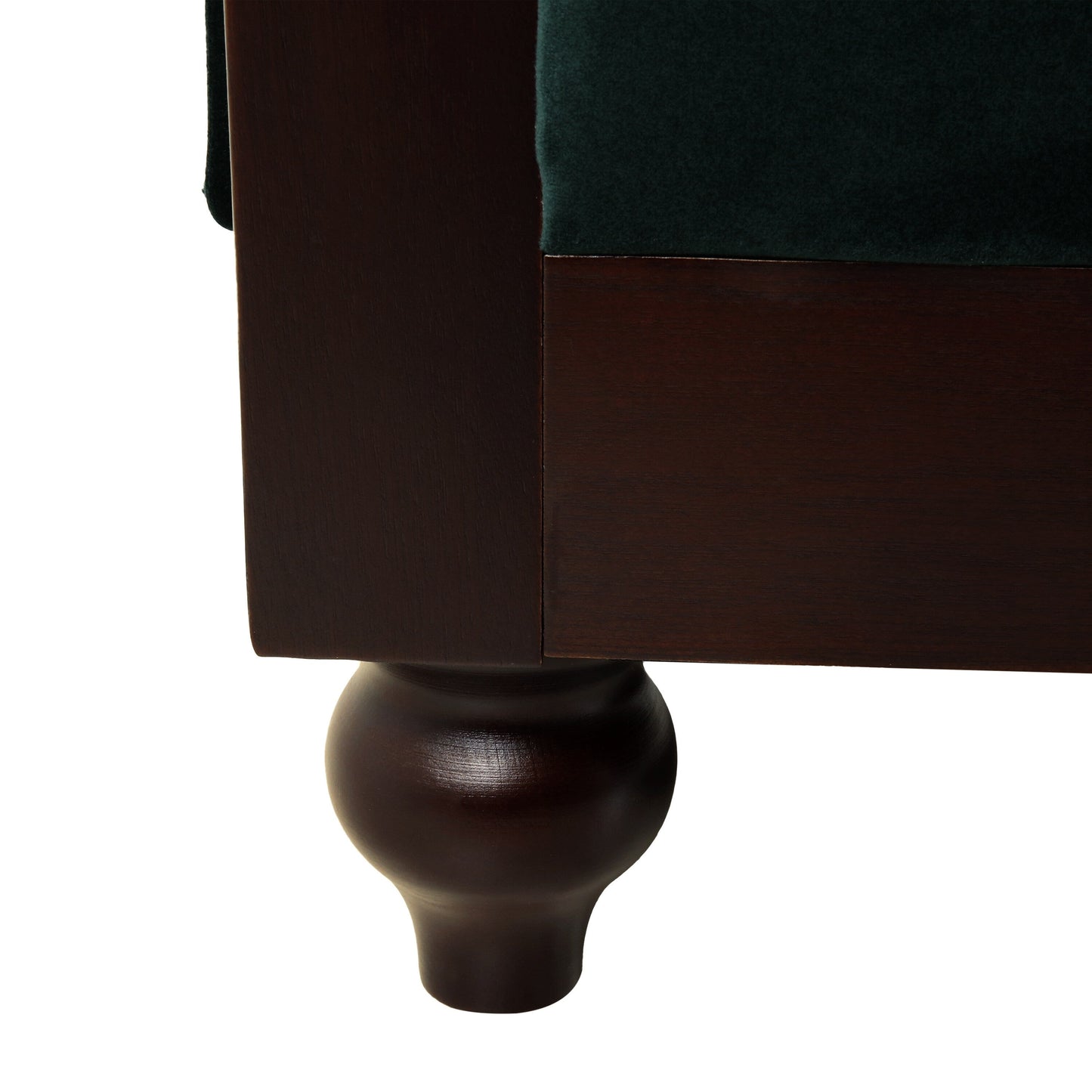 Divano a due posti Chesterfield in velluto da 59,44 pollici con braccioli arrotolati, schienale trapuntato e capacità di 600 libbre