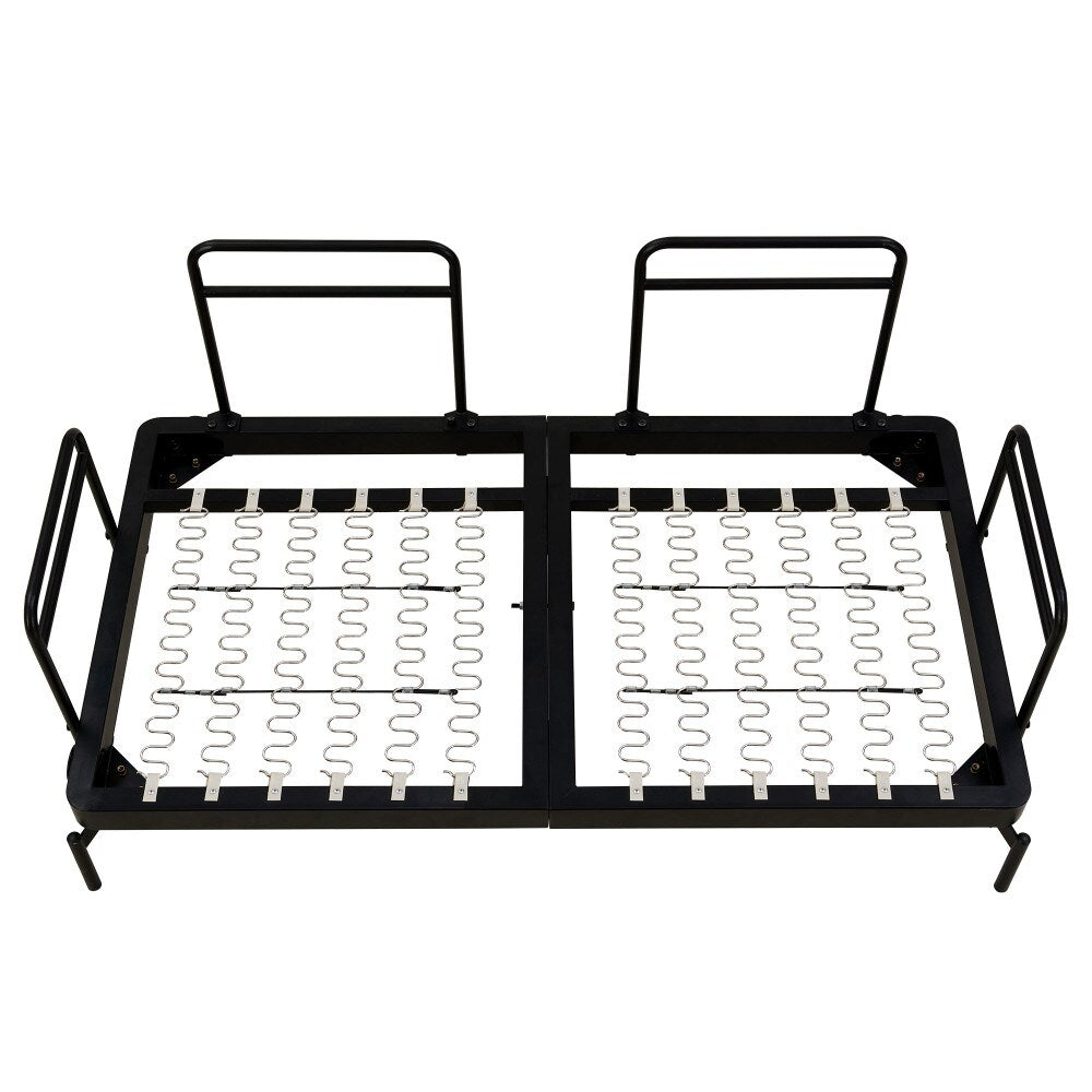 59 Divano moderno a 2 posti con porte USB flessibili e braccioli cilindrici