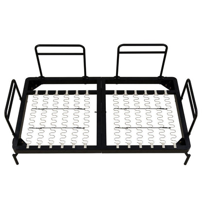 59 Divano moderno a 2 posti con porte USB flessibili e braccioli cilindrici