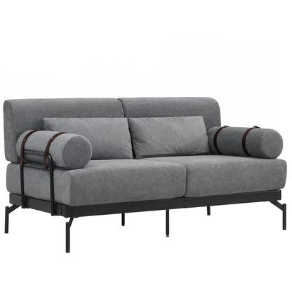 Divano moderno a due posti da 59 pollici