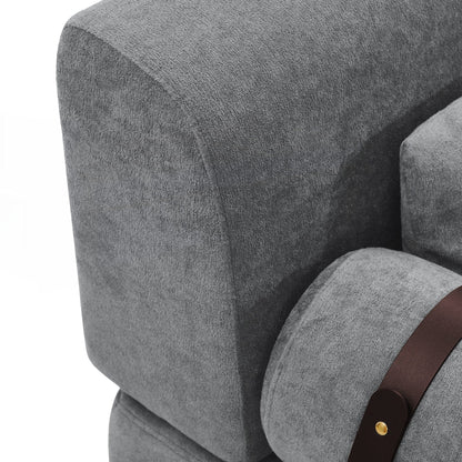 Divano moderno a due posti da 59 pollici