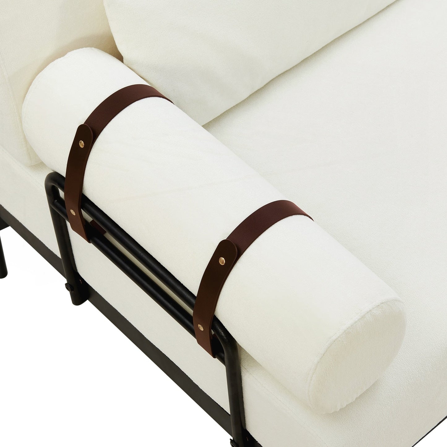 Divano moderno a due posti da 59 pollici