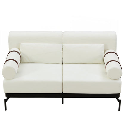 Divano moderno a due posti da 59 pollici