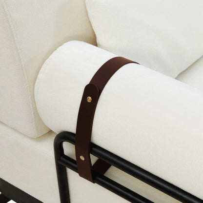 Divano moderno a due posti da 59 pollici