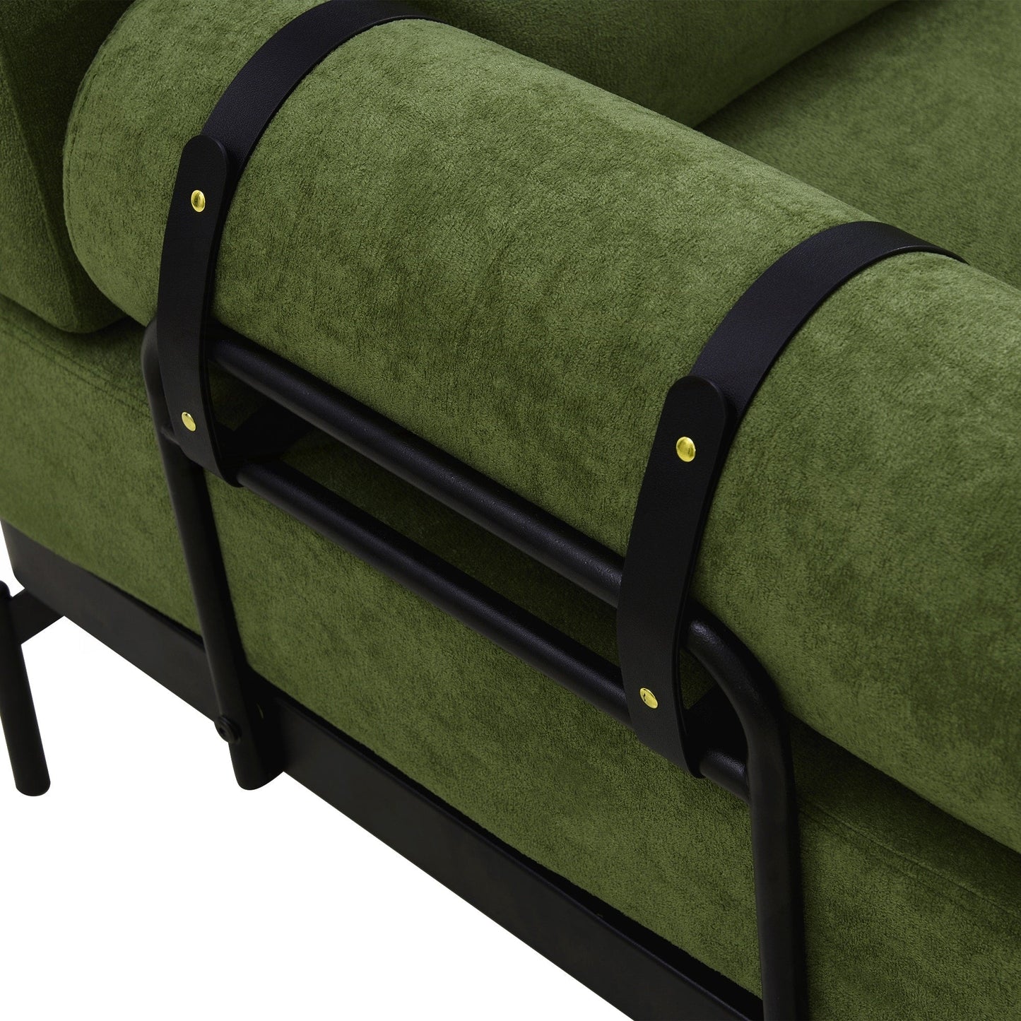 Divano moderno a due posti da 59 pollici